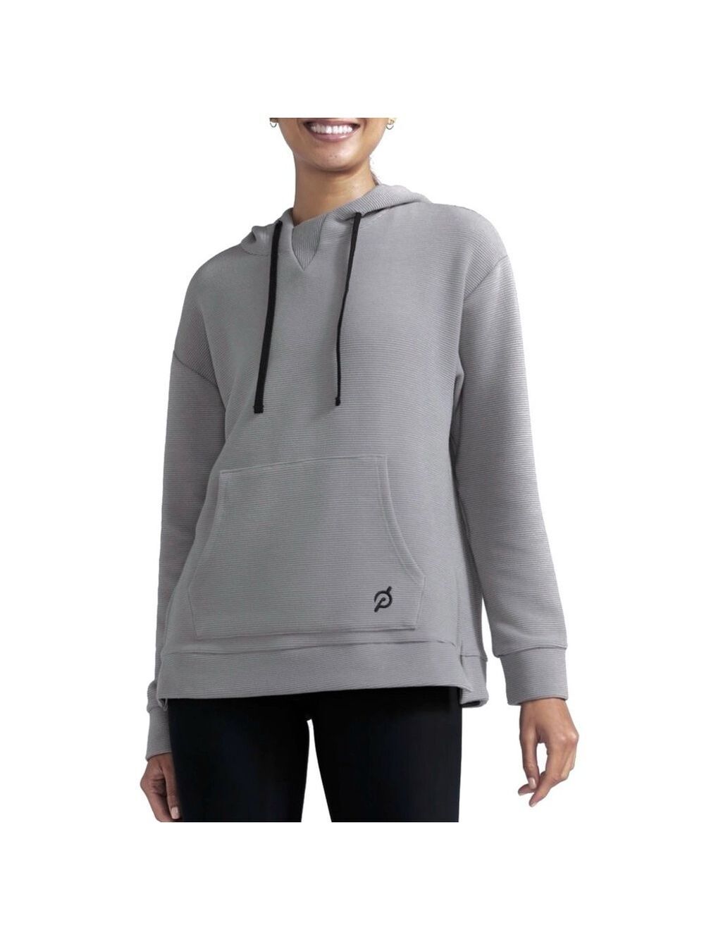 Peloton Oversized Ribbed Side Zip Hoodie